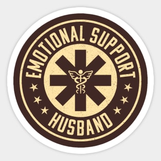 Emotional Support Husband by Tobe Fonseca Sticker